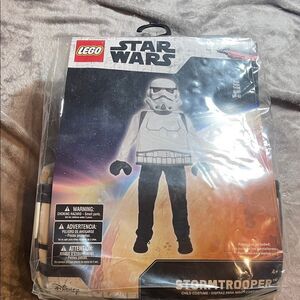 LEGO Stormtrooper Child Costume - Black and White NEW 4-6